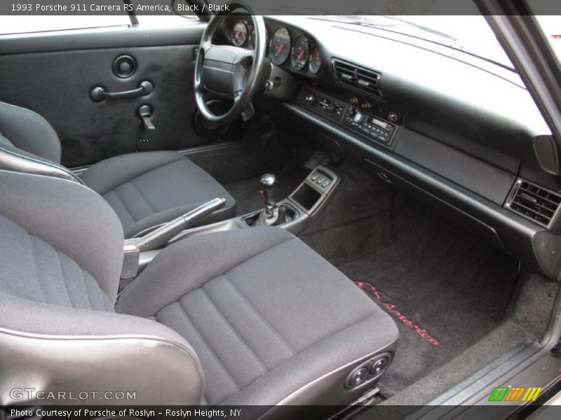 Front Seat of 1993 911 Carrera RS America