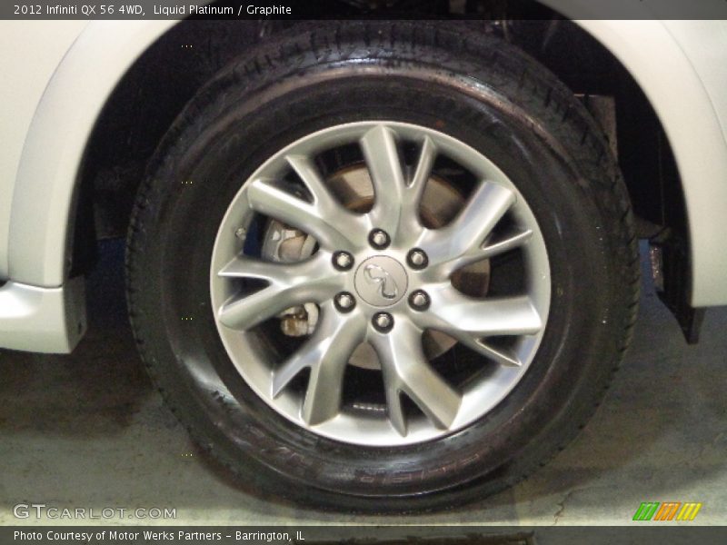 Liquid Platinum / Graphite 2012 Infiniti QX 56 4WD