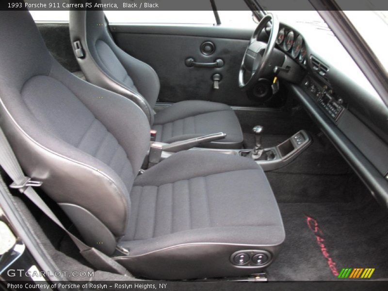 Front Seat of 1993 911 Carrera RS America