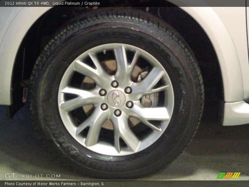 Liquid Platinum / Graphite 2012 Infiniti QX 56 4WD