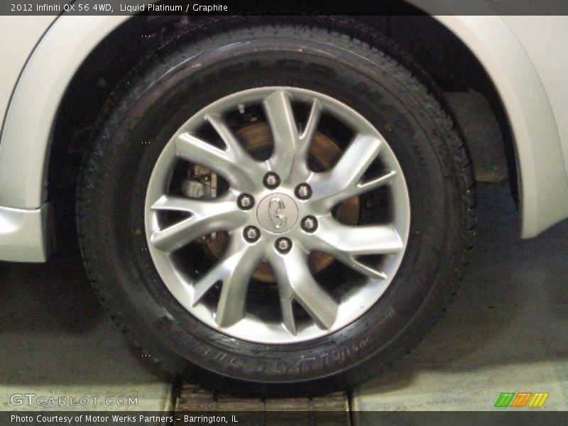 Liquid Platinum / Graphite 2012 Infiniti QX 56 4WD
