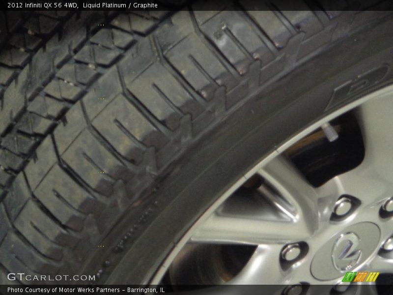 Liquid Platinum / Graphite 2012 Infiniti QX 56 4WD