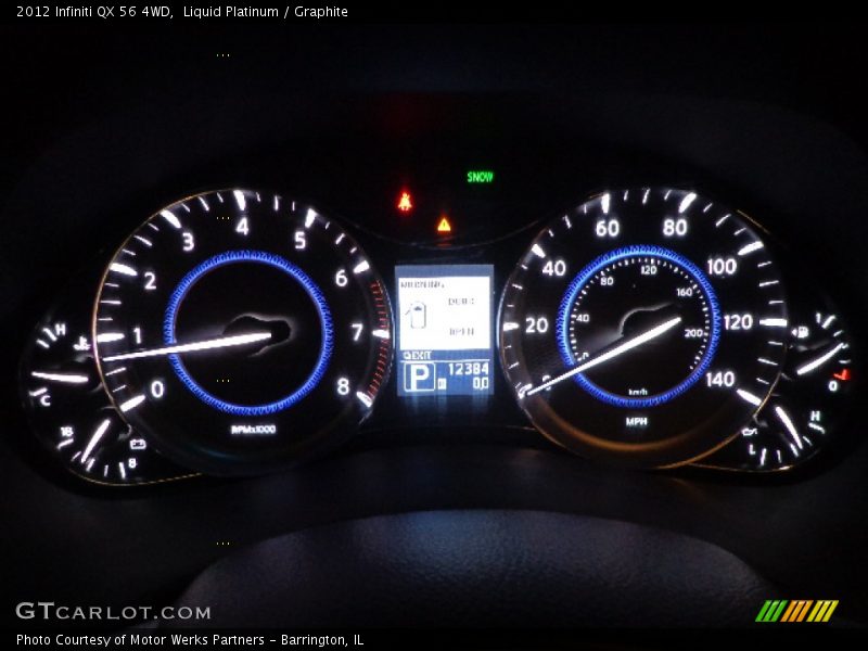 Liquid Platinum / Graphite 2012 Infiniti QX 56 4WD