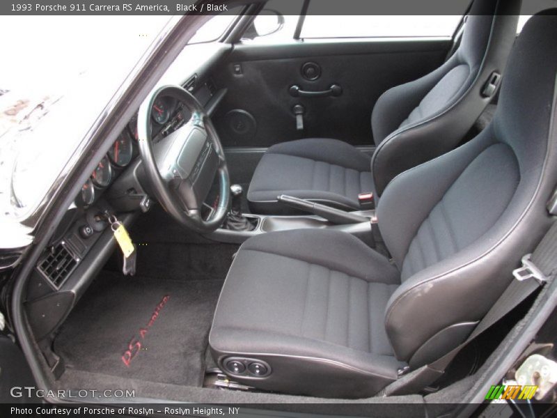  1993 911 Carrera RS America Black Interior