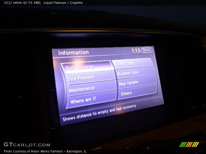 Liquid Platinum / Graphite 2012 Infiniti QX 56 4WD