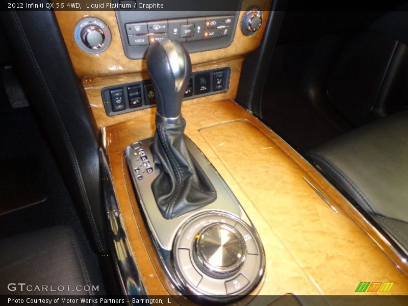 Liquid Platinum / Graphite 2012 Infiniti QX 56 4WD