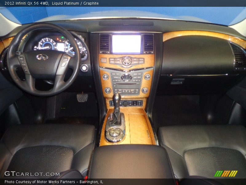 Liquid Platinum / Graphite 2012 Infiniti QX 56 4WD