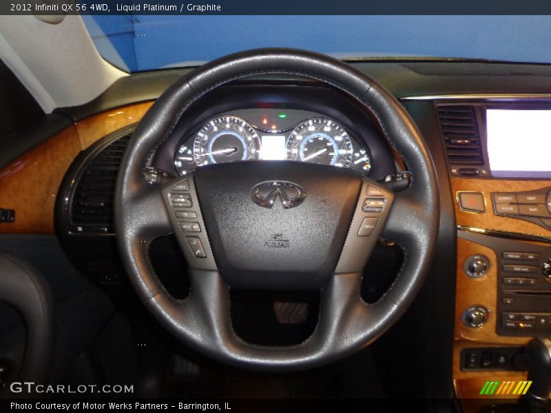 Liquid Platinum / Graphite 2012 Infiniti QX 56 4WD