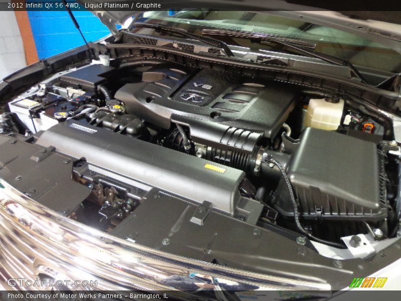 Liquid Platinum / Graphite 2012 Infiniti QX 56 4WD