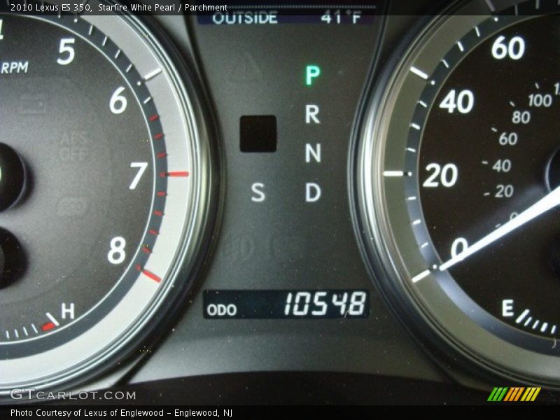 Starfire White Pearl / Parchment 2010 Lexus ES 350