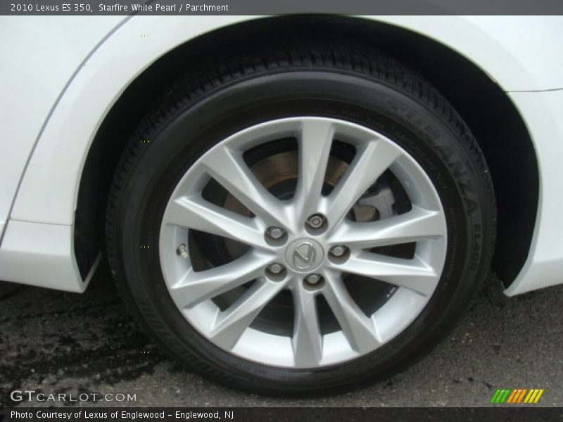 Starfire White Pearl / Parchment 2010 Lexus ES 350