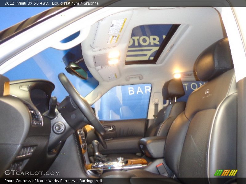 Liquid Platinum / Graphite 2012 Infiniti QX 56 4WD