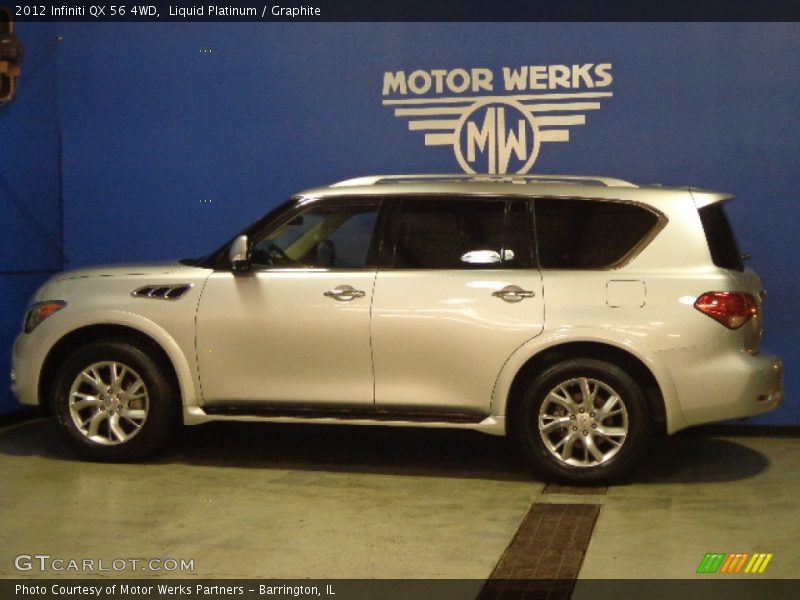 Liquid Platinum / Graphite 2012 Infiniti QX 56 4WD