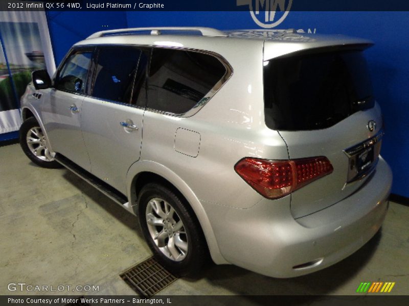 Liquid Platinum / Graphite 2012 Infiniti QX 56 4WD