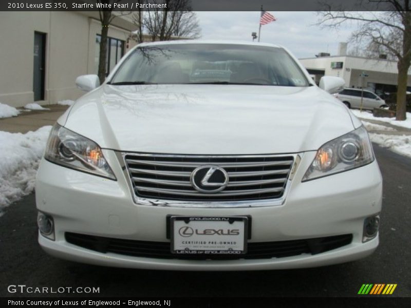 Starfire White Pearl / Parchment 2010 Lexus ES 350