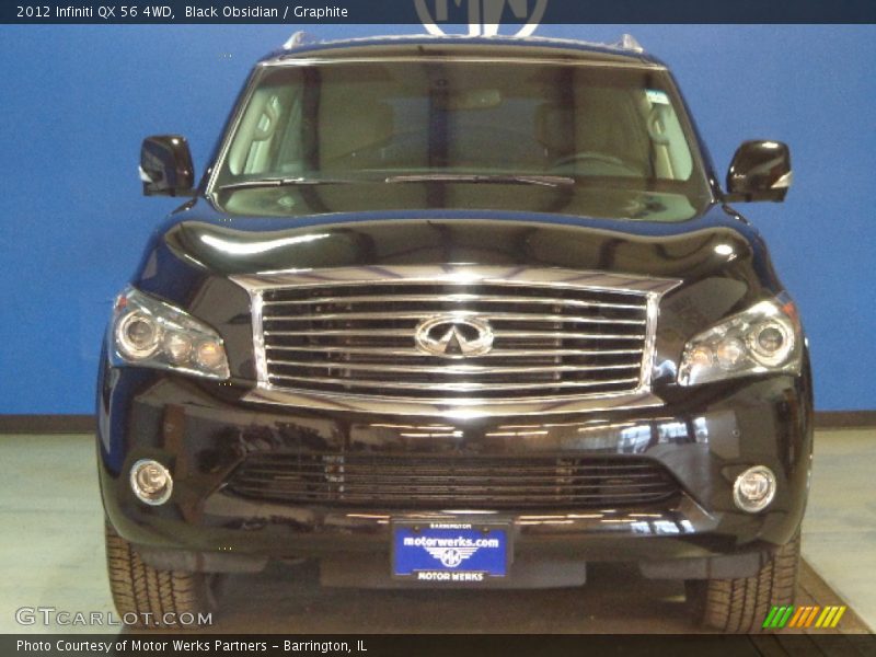 Black Obsidian / Graphite 2012 Infiniti QX 56 4WD