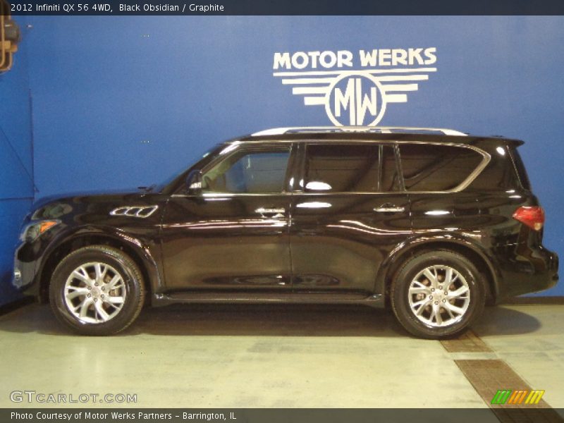 Black Obsidian / Graphite 2012 Infiniti QX 56 4WD