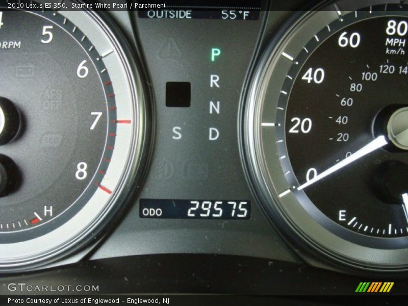 Starfire White Pearl / Parchment 2010 Lexus ES 350