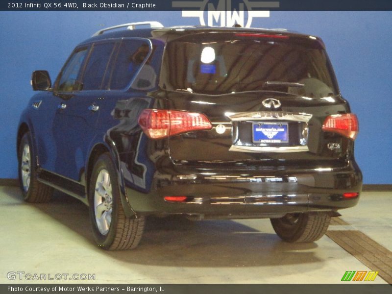 Black Obsidian / Graphite 2012 Infiniti QX 56 4WD