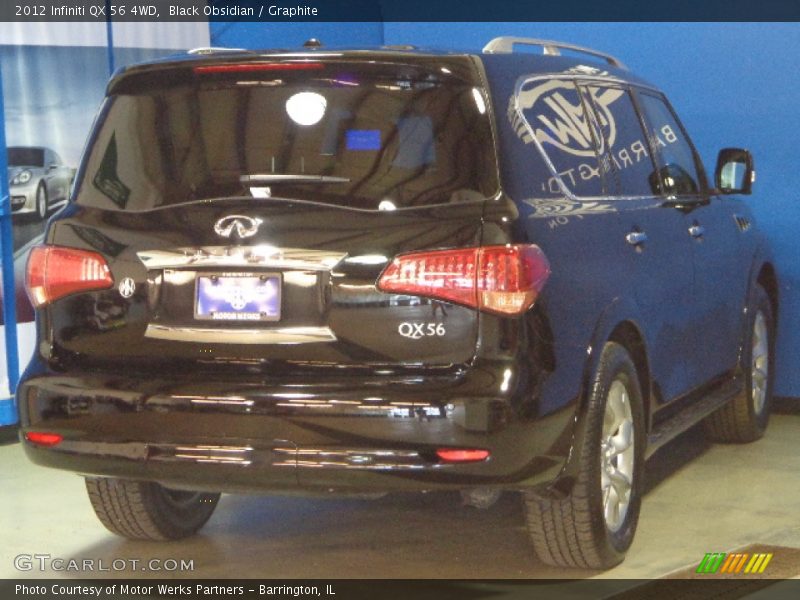 Black Obsidian / Graphite 2012 Infiniti QX 56 4WD