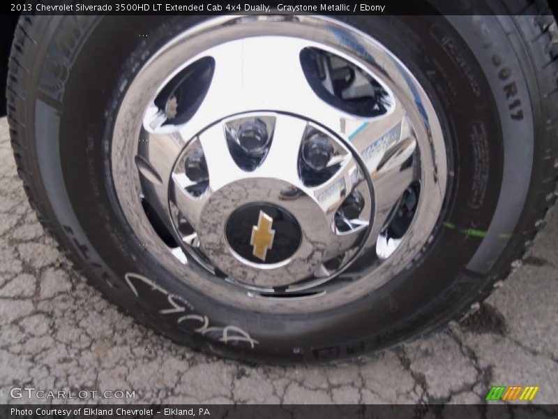 Graystone Metallic / Ebony 2013 Chevrolet Silverado 3500HD LT Extended Cab 4x4 Dually