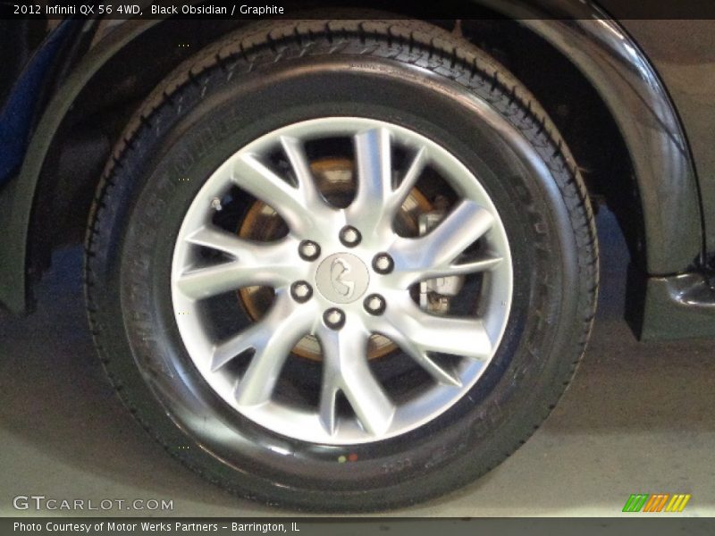 Black Obsidian / Graphite 2012 Infiniti QX 56 4WD