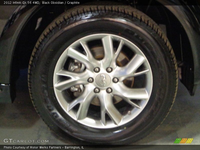 Black Obsidian / Graphite 2012 Infiniti QX 56 4WD