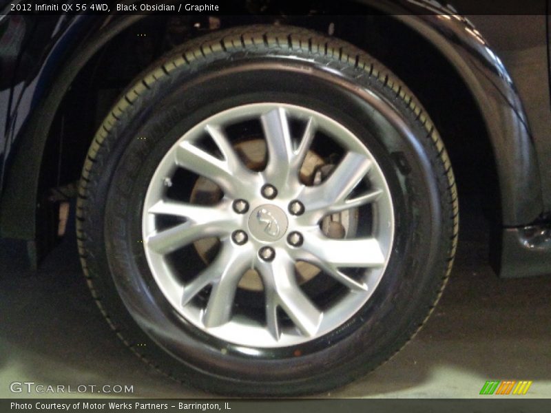 Black Obsidian / Graphite 2012 Infiniti QX 56 4WD