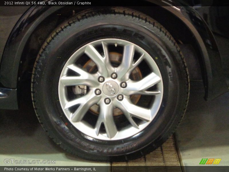 Black Obsidian / Graphite 2012 Infiniti QX 56 4WD