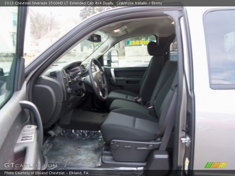 Graystone Metallic / Ebony 2013 Chevrolet Silverado 3500HD LT Extended Cab 4x4 Dually