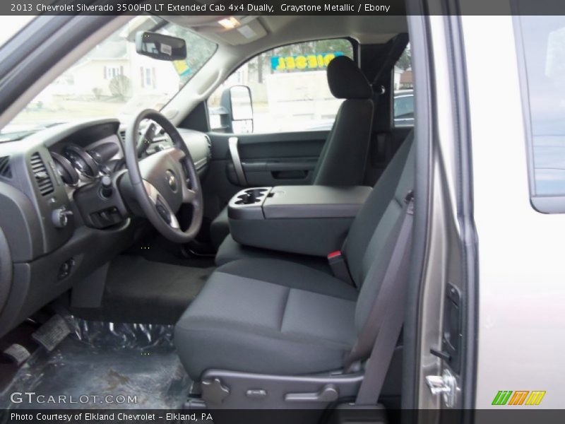 Graystone Metallic / Ebony 2013 Chevrolet Silverado 3500HD LT Extended Cab 4x4 Dually