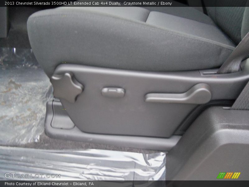 Graystone Metallic / Ebony 2013 Chevrolet Silverado 3500HD LT Extended Cab 4x4 Dually