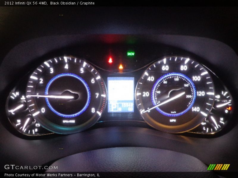 Black Obsidian / Graphite 2012 Infiniti QX 56 4WD