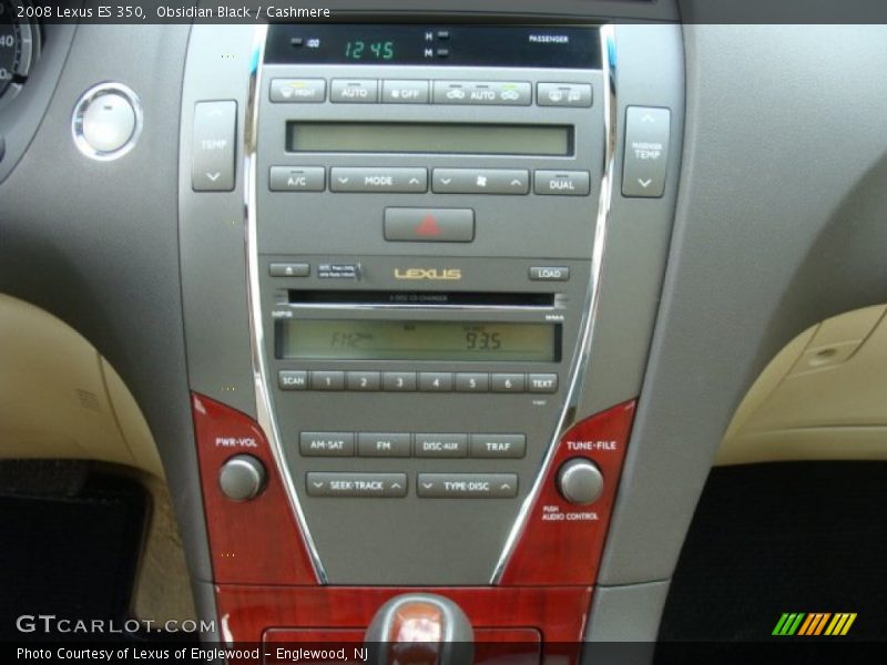 Obsidian Black / Cashmere 2008 Lexus ES 350