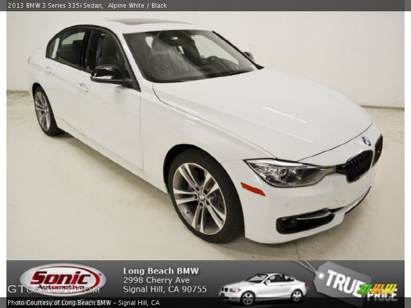 Alpine White / Black 2013 BMW 3 Series 335i Sedan