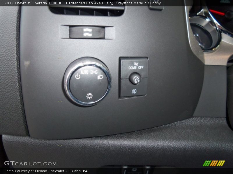 Graystone Metallic / Ebony 2013 Chevrolet Silverado 3500HD LT Extended Cab 4x4 Dually
