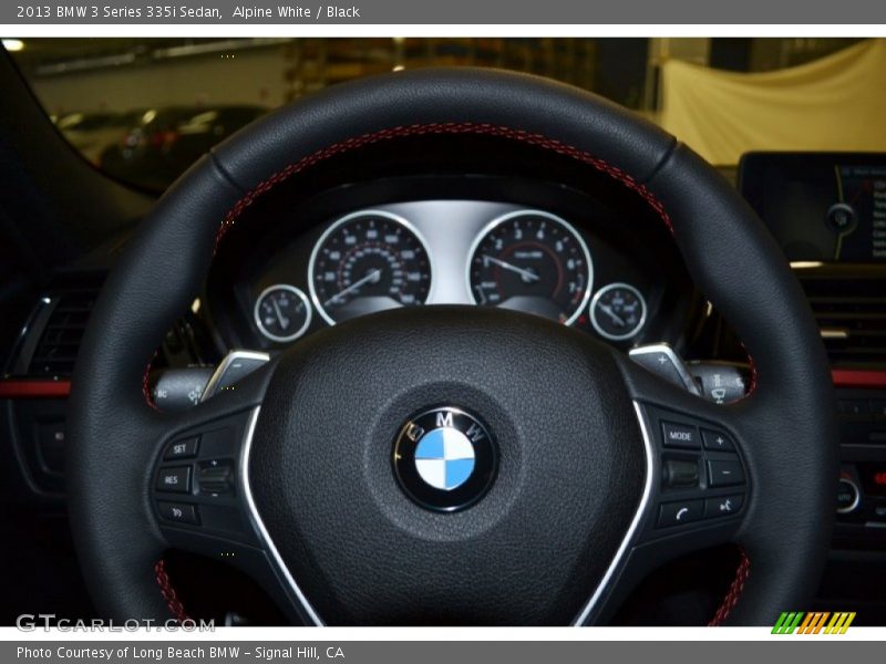 Alpine White / Black 2013 BMW 3 Series 335i Sedan