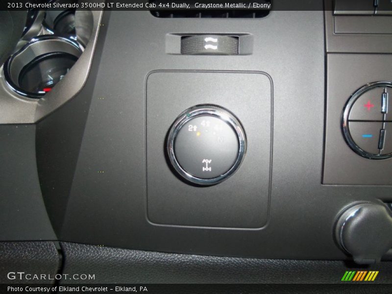 Graystone Metallic / Ebony 2013 Chevrolet Silverado 3500HD LT Extended Cab 4x4 Dually