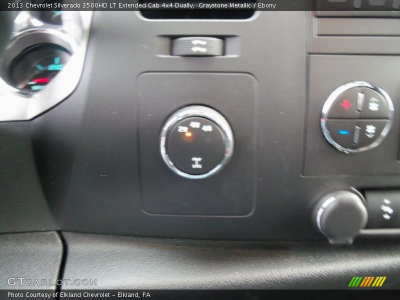 Graystone Metallic / Ebony 2013 Chevrolet Silverado 3500HD LT Extended Cab 4x4 Dually