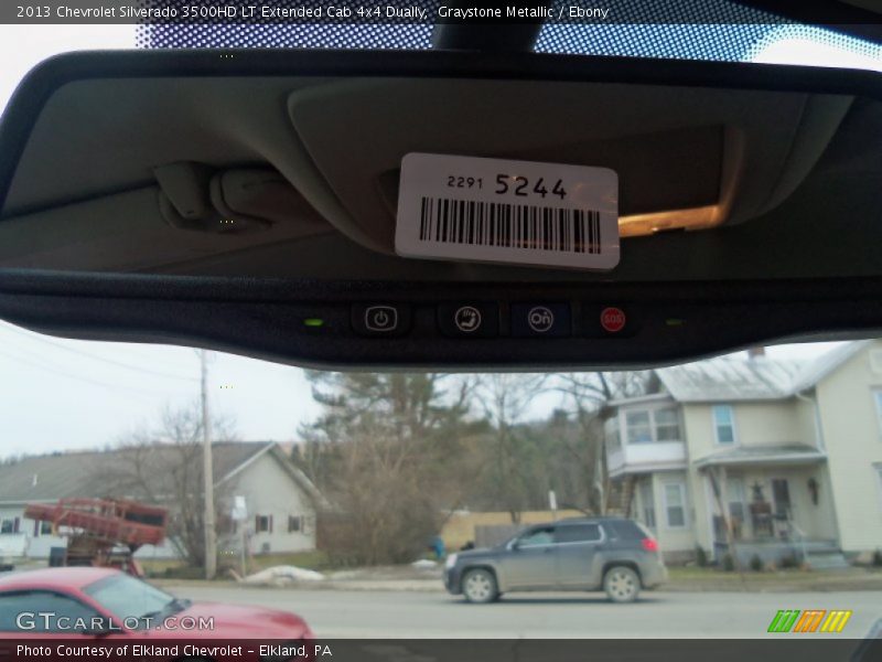 Graystone Metallic / Ebony 2013 Chevrolet Silverado 3500HD LT Extended Cab 4x4 Dually