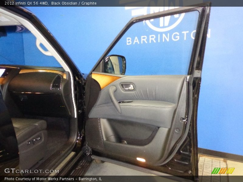 Black Obsidian / Graphite 2012 Infiniti QX 56 4WD
