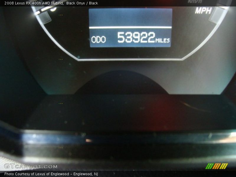 Black Onyx / Black 2008 Lexus RX 400h AWD Hybrid