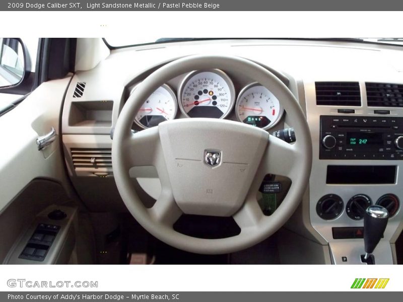 Light Sandstone Metallic / Pastel Pebble Beige 2009 Dodge Caliber SXT