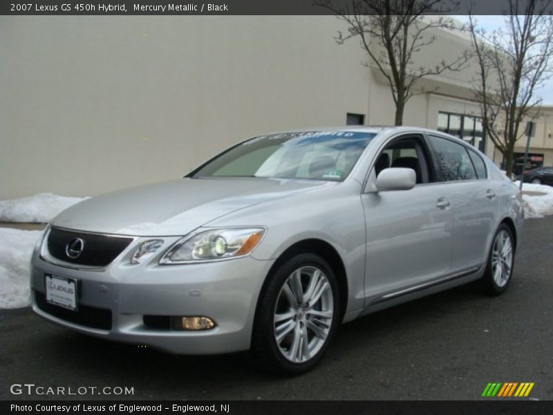 Mercury Metallic / Black 2007 Lexus GS 450h Hybrid