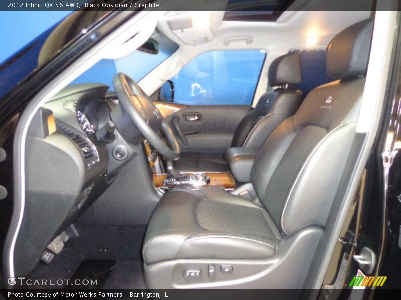Black Obsidian / Graphite 2012 Infiniti QX 56 4WD