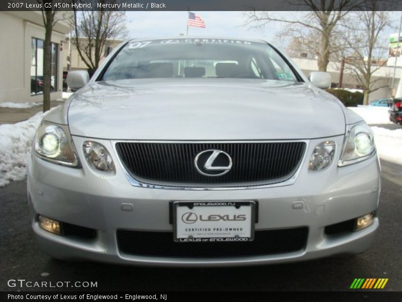 Mercury Metallic / Black 2007 Lexus GS 450h Hybrid