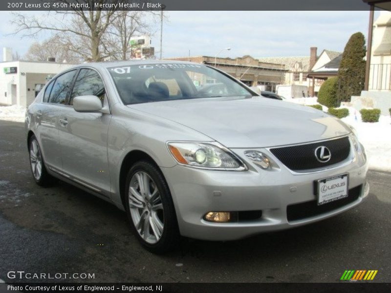 Mercury Metallic / Black 2007 Lexus GS 450h Hybrid