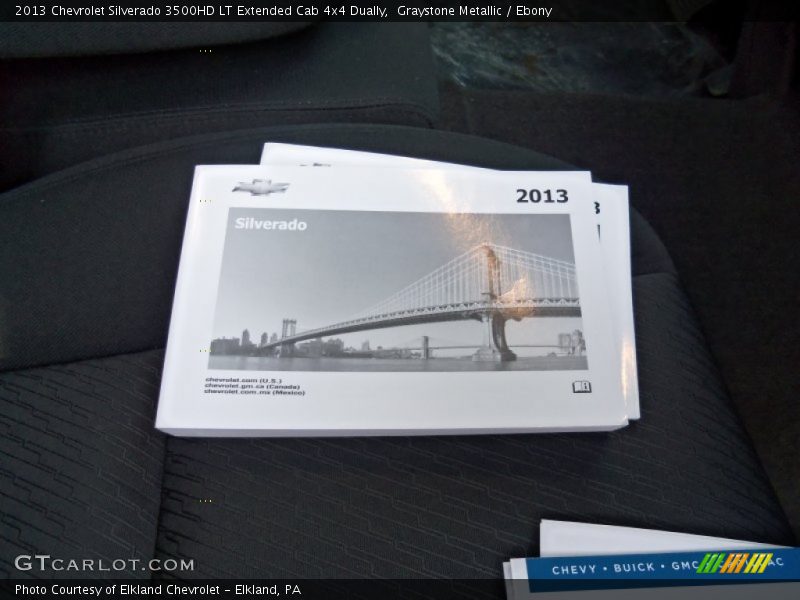 Graystone Metallic / Ebony 2013 Chevrolet Silverado 3500HD LT Extended Cab 4x4 Dually