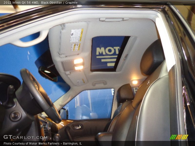 Black Obsidian / Graphite 2012 Infiniti QX 56 4WD