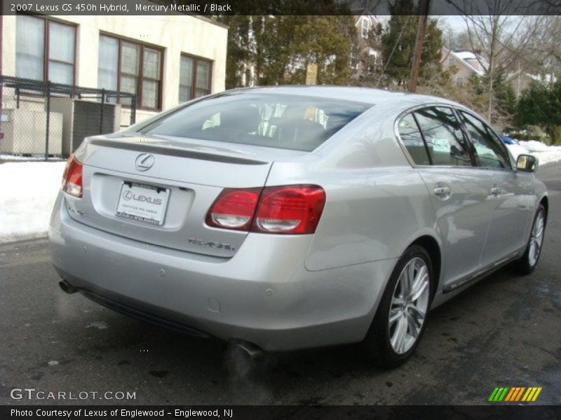 Mercury Metallic / Black 2007 Lexus GS 450h Hybrid